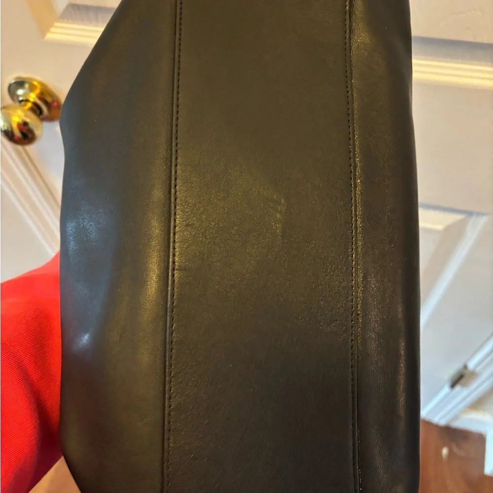 Coach Legacy C1376-25359 Black Leather Chelsea Turn Lock Carryall Satchel EUC - Picture 8 of 13